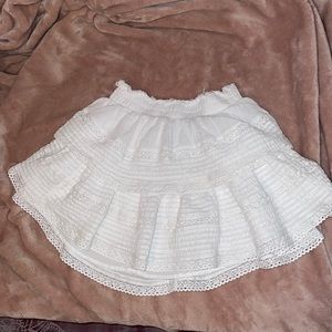 Aerie rock n ruffle mini, love shack fancy dupe,Tiered Ruffle Mini Skirt